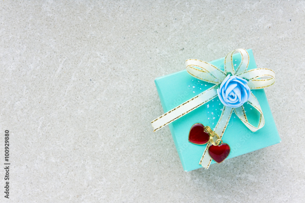 Valentine's Day or a wedding gift - box with two hearts linked together Valentine's Day or a wedding gift - box with two hearts linked together