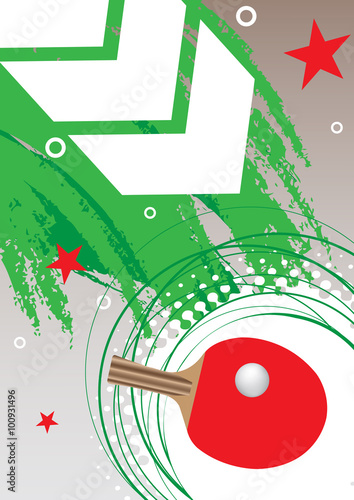 Table tennis poster
