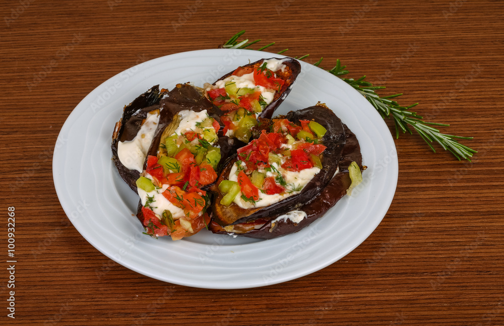Grilled eggplant Grilled eggplant