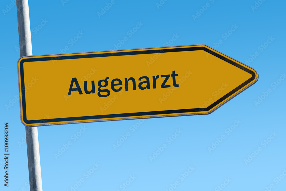 Fototapeta premium Schild 65 - Augenarzt