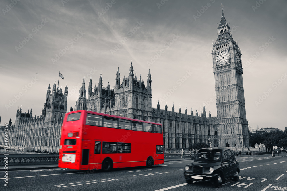 Fototapeta Autobus w Londynie