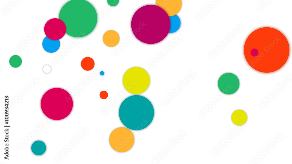sphere bubbles colours design