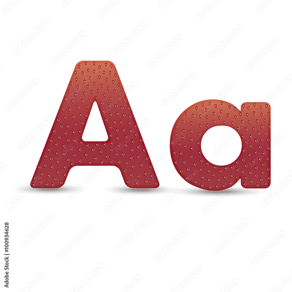 letter A letter A