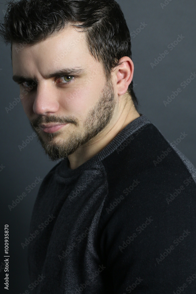 Portrait of a serious man Portrait of a serious man