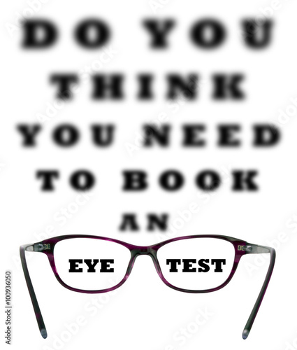 Do You Think You Need To Book An Eye Test