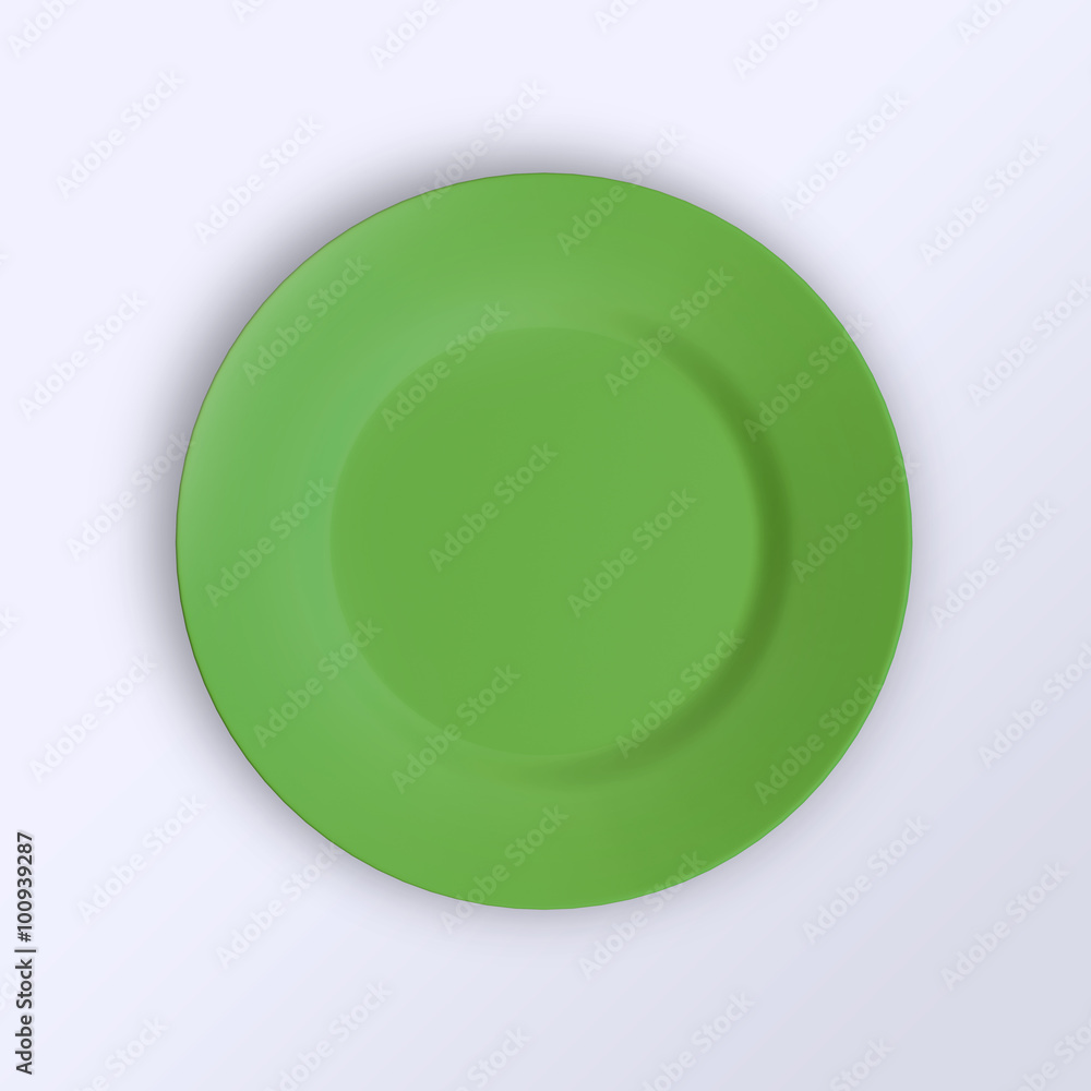Empty plate. Isolated on white background. View from above. Empty plate. Isolated on white background. View from above.