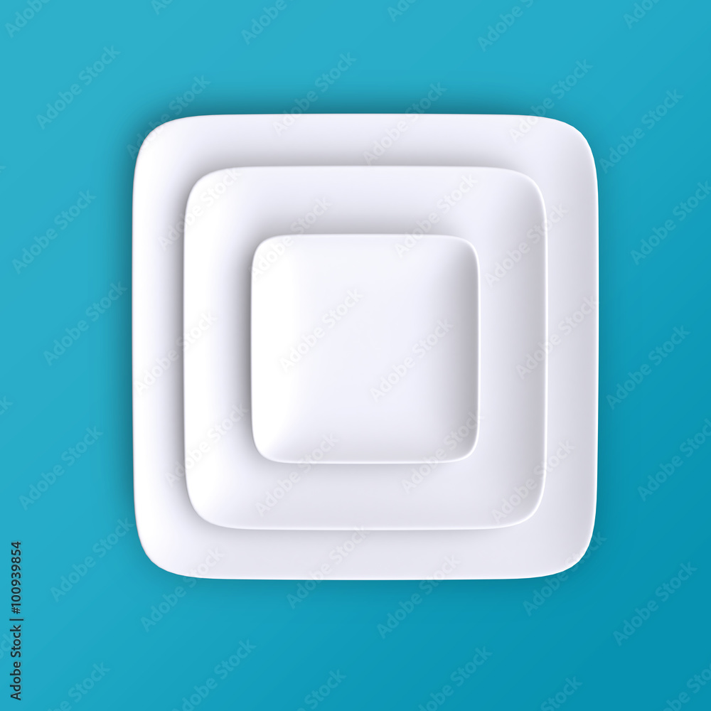 Empty plate. Isolated on color background. View from above. Empty plate. Isolated on color background. View from above.