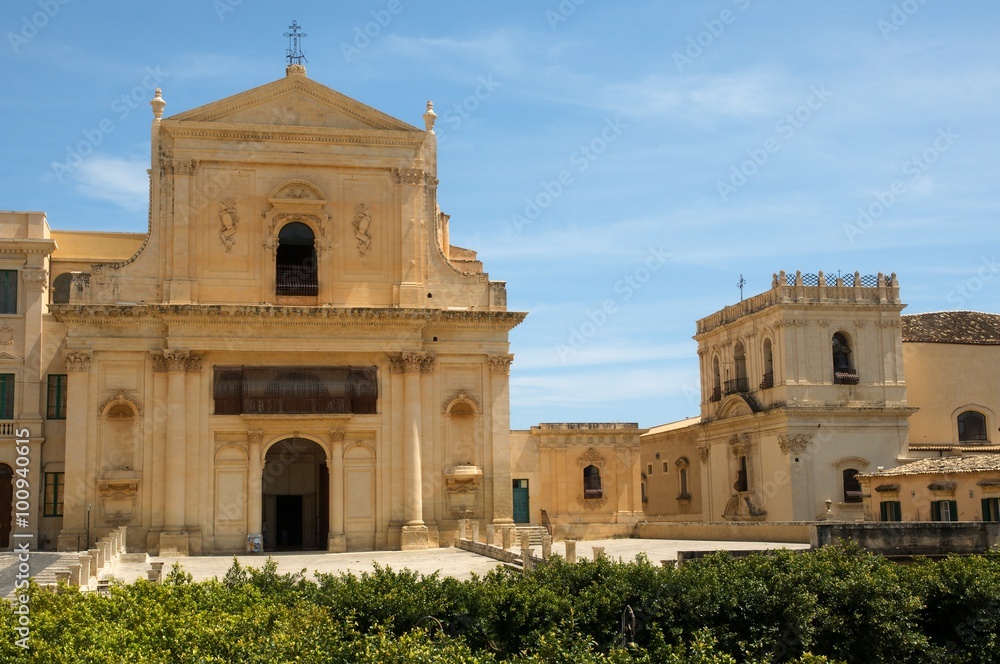 Church del Santissimo in the  Noto, Sicily, Italy