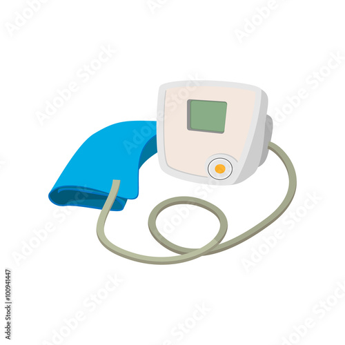 Medical tonometer cartoon icon