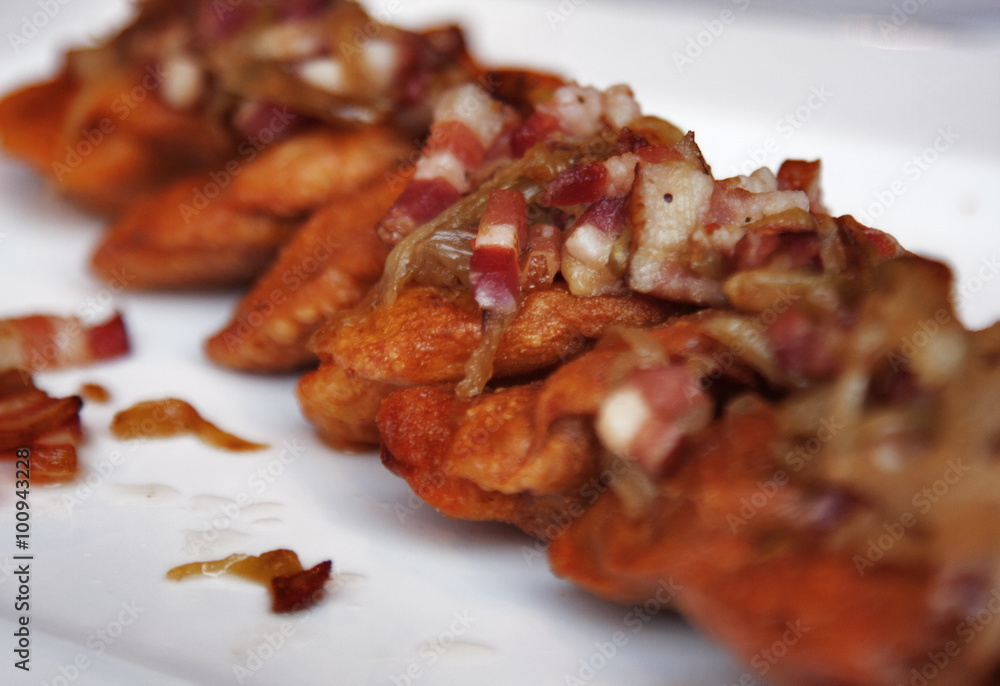 Pierogi z boczkiem