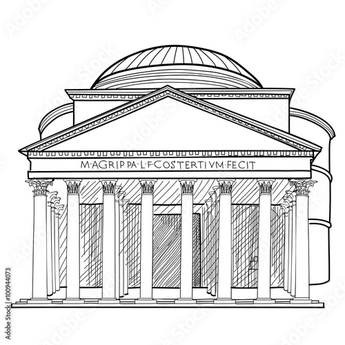 Photography Rome famous building Pantheon