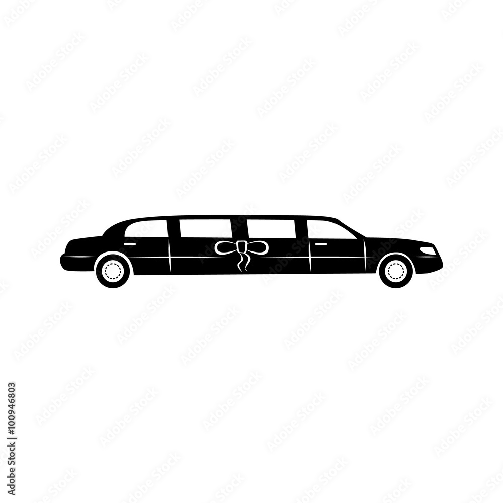 Limousine simple icon