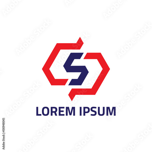 Free Download Geometric Letter S Logo - GFXLoad