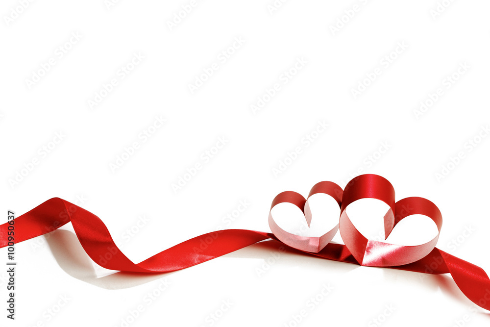 Heart shaped ribbon
