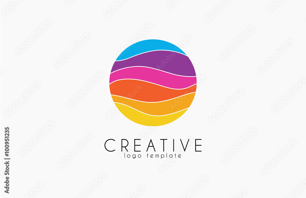 Creative logo. Colorful logo. geometric icon. technology logo. web net logo icon. Geometric logo. Company logo. Vector logo icon