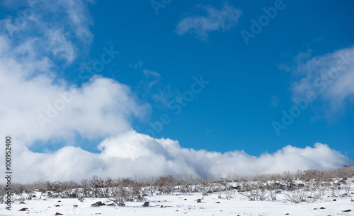 Snow moutains in Kosciuszko National Park, Australia. photo