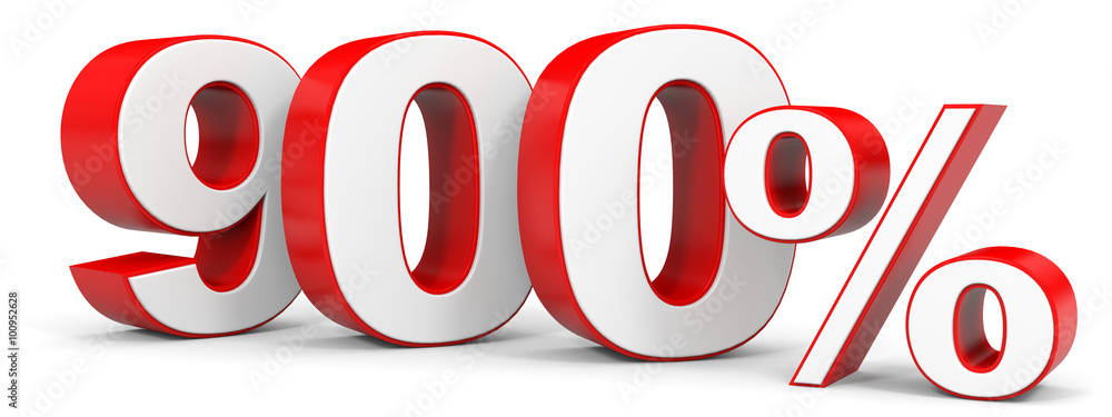 Discount 900 percent off.