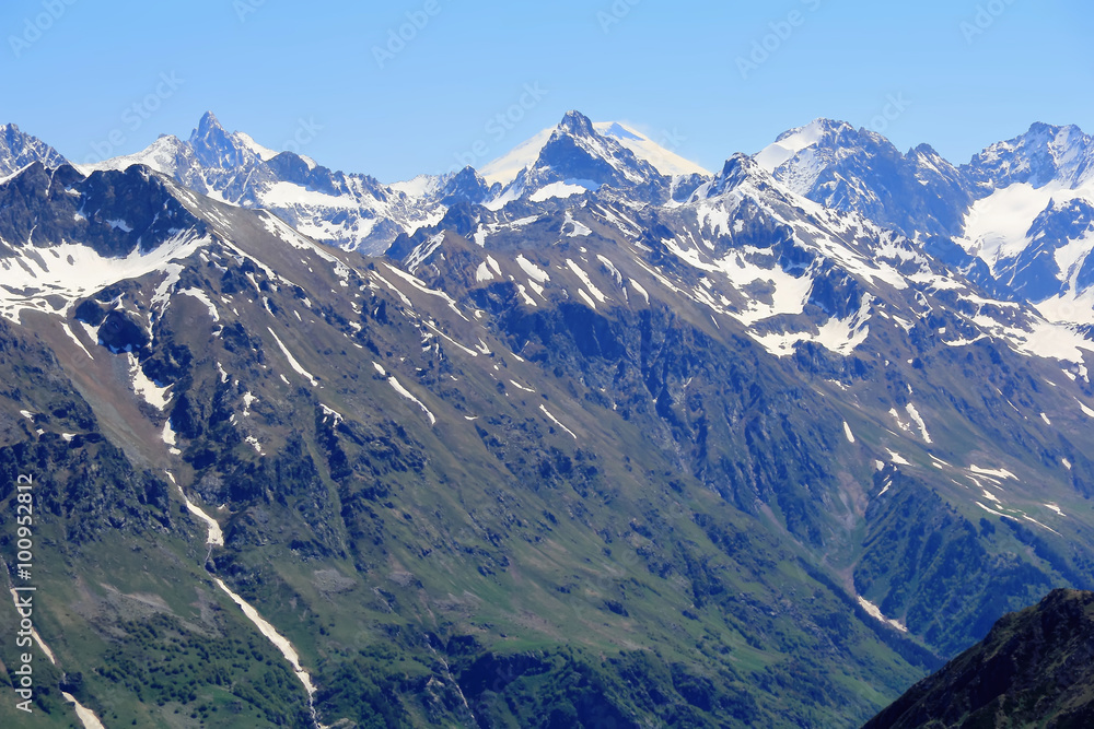 Rockies in Caucasus region in Russia Rockies in Caucasus region in Russia