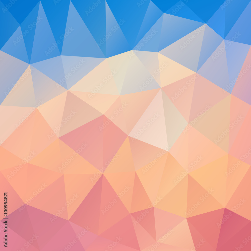 vector polygon background with irregular tessellation pattern
