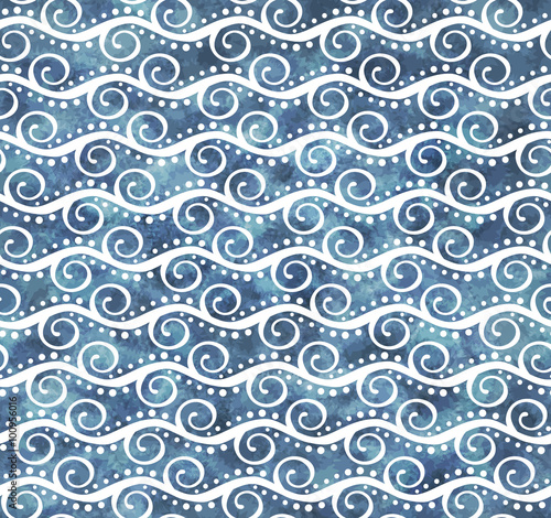 Swirls seamless pattern
