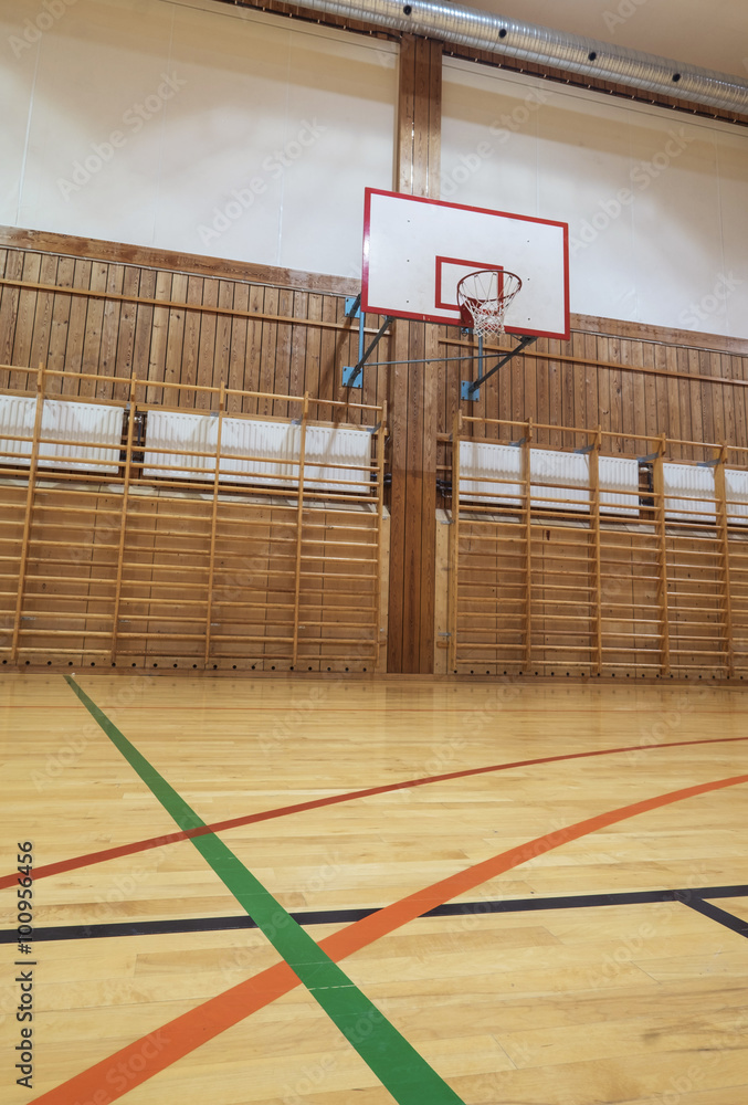 Fototapeta premium Retro indoor gymnasium