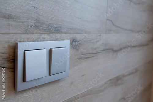 Wall with Light Switch