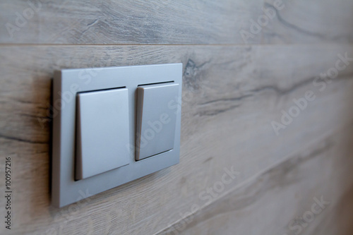 Wall with Light Switch