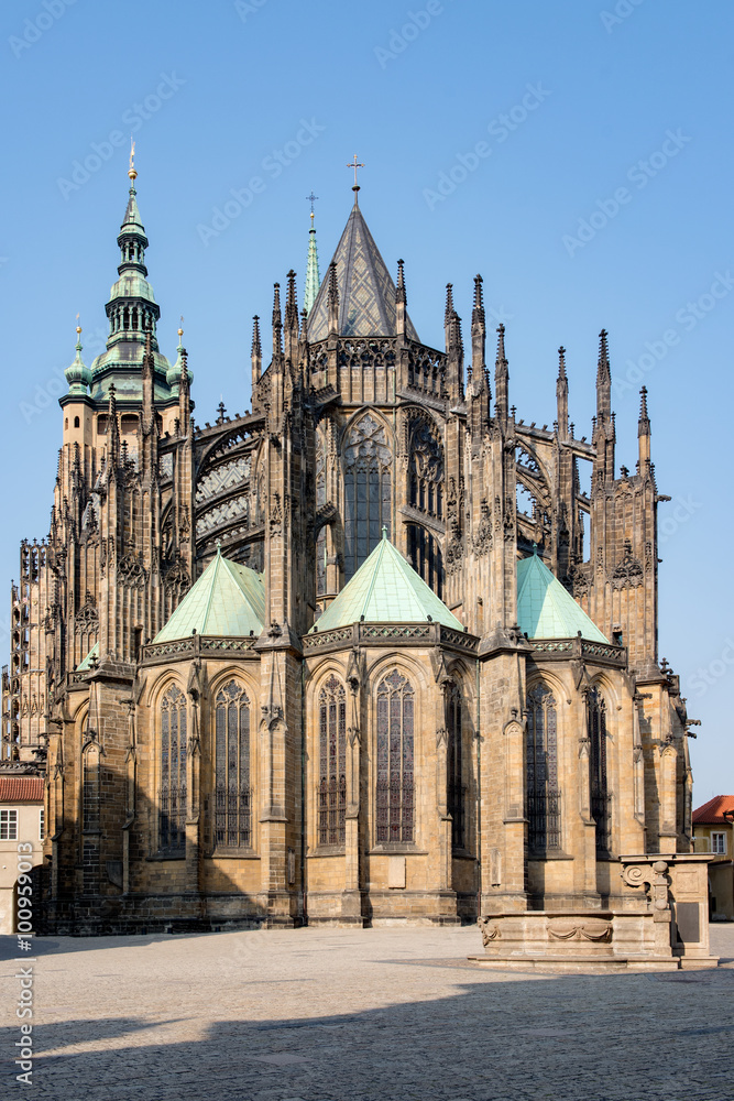 St. Vitus cathedral in Prague, Czech Republic