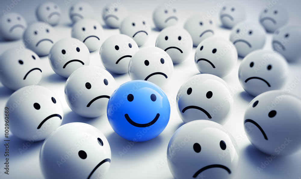 Blauer Smiley in der Gruppe Blauer Smiley in der Gruppe