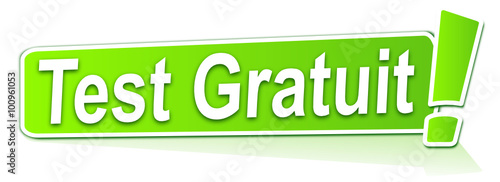 test gratuit sur étiquette verte