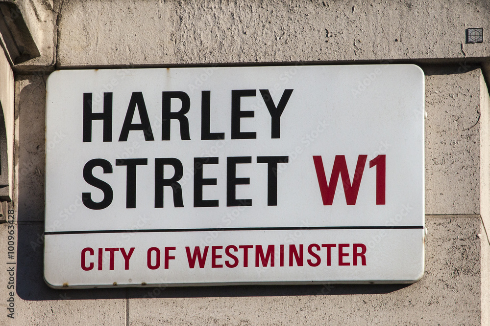 Fototapeta premium Harley Street in London