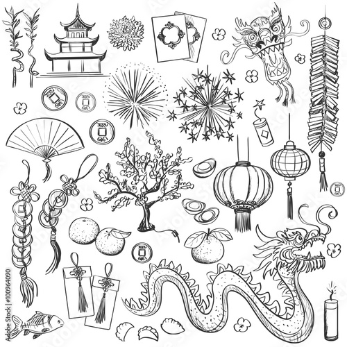 Traditional symbols of Chinese New Year