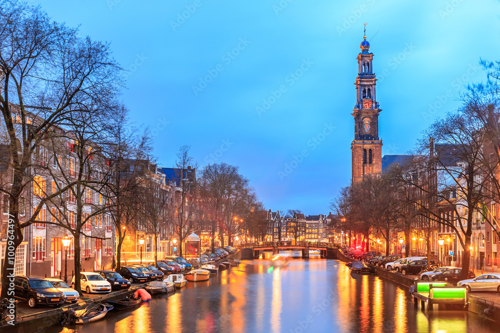 The Westerkerk church in Amsterdam