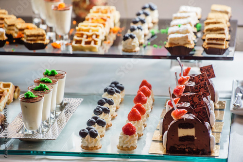 pastries on the brunch table