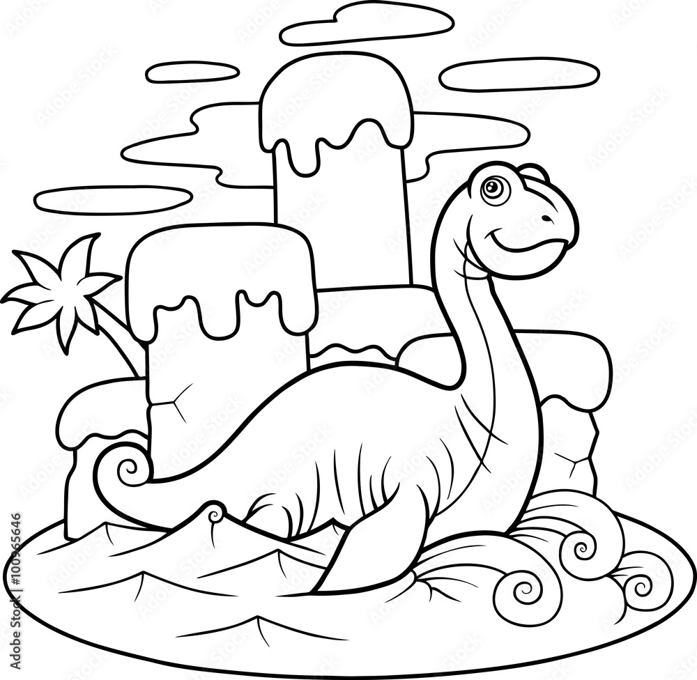 Obraz premium plesiosaur 