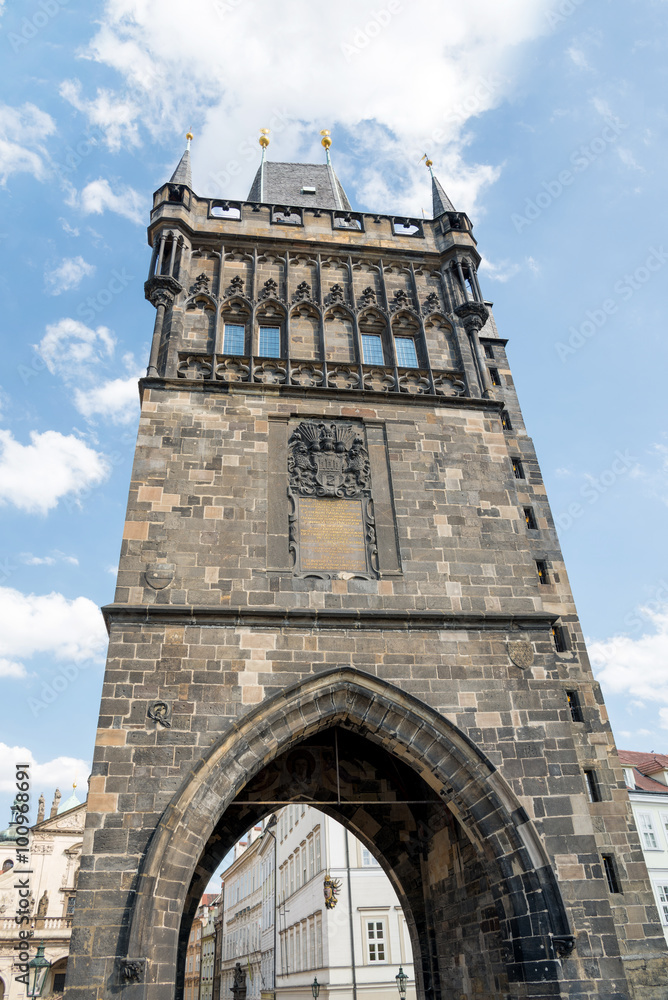 Obraz premium Tower of Charles Bridge - Prague