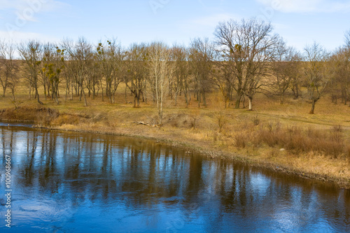 spring river landscape