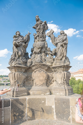 Statues of Madonna with St. Dominic and St. Thomas Aquinas - Prague © Vincenzo De Bernardo