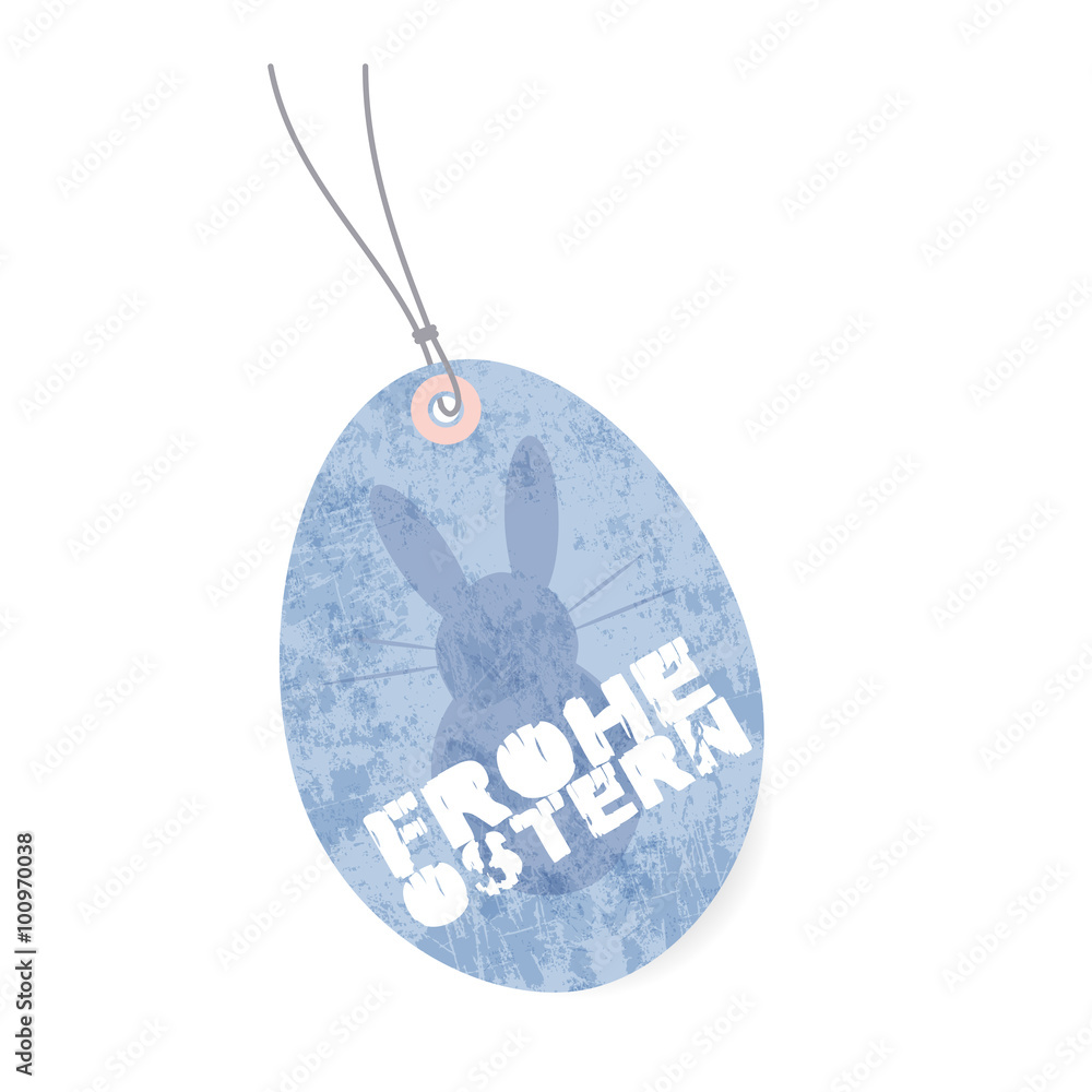 Εκτύπωση καμβά Frohe Ostern - Osteranhänger