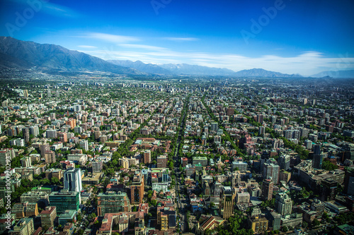 Panoramic view of Santiago © Aliaksei