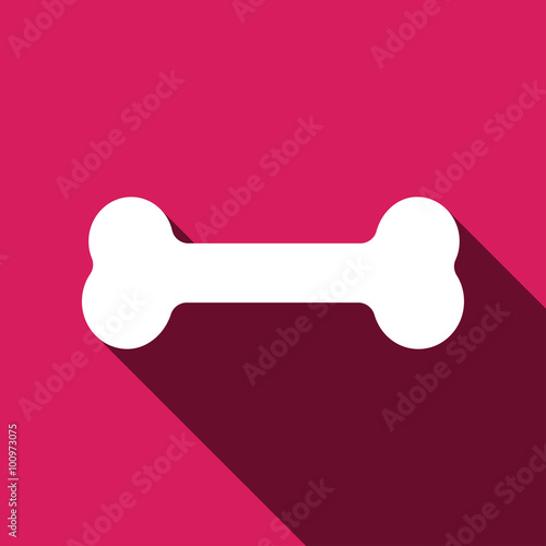 Dog bone icon for web and mobile. Dog food symbol