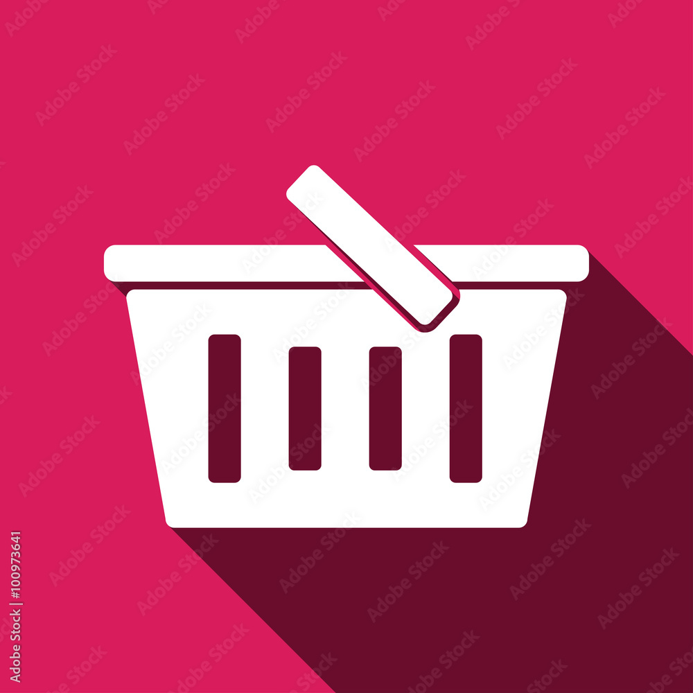 Food basket sign icon Food basket sign icon