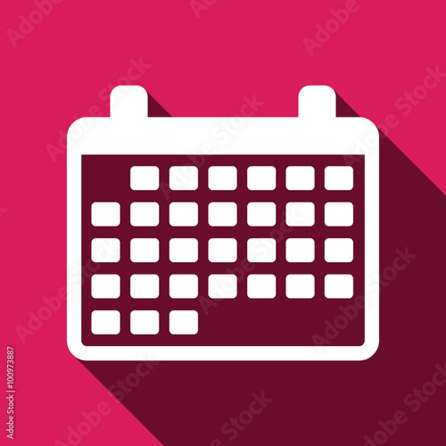 Calendar month sign icon