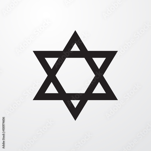 Star of david icon for web ...
