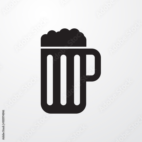 Beer icon for web and mobile.