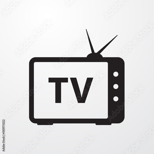 TV television sign icon