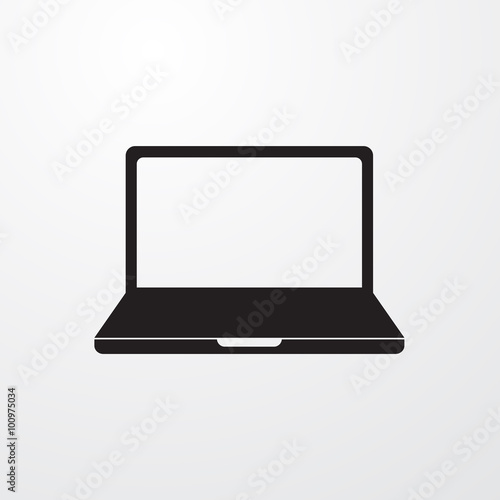 Laptop sign icon