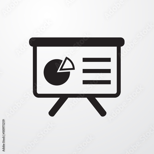  Statistic sign icon for web and mobile.