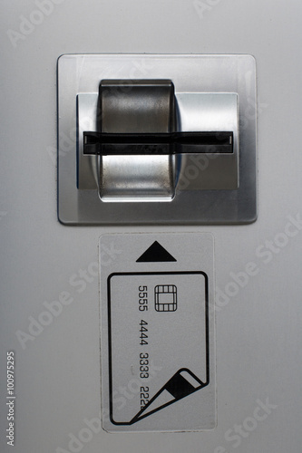 ATM Bank Machine Card Slot