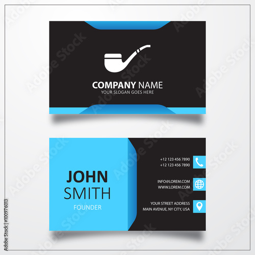 Smoking pipe icon. Business...